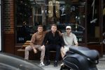Amsterdam 10 mei 2022
Nathan v Kooperen Lil Kleine en Jacob Ferilli voor 1Amsterdam