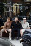 Amsterdam 10 mei 2022
Nathan v Kooperen Lil Kleine en Jacob Ferilli voor 1Amsterdam