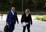 Amsterdam 15 april 2022
Rechtszaak tussen Rachel Hazes en haar ex werknemer Marieke v d Beek  in de rechtbank van Amsterdam.
Royce de Vries is de advocaat van rachel