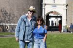 Enkhuizen 2 mei 2022
Peter Faber met zijn engelse vrouw Rosanna . Peter opent binnekort een expositie in Enkhuizen