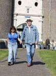 Enkhuizen 2 mei 2022
Peter Faber met zijn engelse vrouw Rosanna . Peter opent binnekort een expositie in Enkhuizen