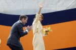 Maastricht 27 april 2022
Koningsdag wordt dit jaar in Maastricht gevierd . Aanwezig Koning Willem Alexander Koningin Maxima Prinses Amalia Prinses Alexia Prinses Ariane Prins Constantijn Prinses Laurentien Prins Maurits Prinses Marilene Prins Bernhard Prinses Annette Prins Floris Prinses Aimee Prins Pieter Christiaan en Prinses Annette.