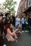 Amsterdam 29 april 2022
Opening Restaurant Poppys van Moise Trustfull Carola Kirschbaum en Britt Scholte in de amsterdamse pijp. Quinty Trustfull