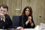 Amsterdam 15 april 2022
Rechtszaak tussen Rachel Hazes en haar ex werknemer Marieke v d Beek  in de rechtbank van Amsterdam.
Royce de Vries is de advocaat van rachel