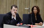 Amsterdam 15 april 2022
Rechtszaak tussen Rachel Hazes en haar ex werknemer Marieke v d Beek  in de rechtbank van Amsterdam.
Royce de Vries is de advocaat van rachel