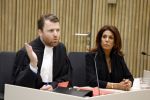 Amsterdam 15 april 2022
Rechtszaak tussen Rachel Hazes en haar ex werknemer Marieke v d Beek  in de rechtbank van Amsterdam.
Royce de Vries is de advocaat van rachel