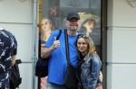 Amsterdam 7 mei 2022
Raymond v Barneveld met zijn vriendin/ verloofde Julia Evans op de pc hooftstraat.