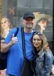 Amsterdam 7 mei 2022
Raymond v Barneveld met zijn vriendin/ verloofde Julia Evans op de pc hooftstraat.