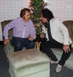 Oostende, 18 April 2022 Optreden van Engelbert Humperdinck met bezoek van de Nederlandse Engelbert Humperdinck, Rene Le Blanc