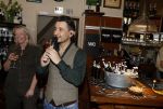 Amsterdam 20 april 2023
Presentatie  van blad de Linda in een cafe in het centrum van Amsterdam waar een bier gepresenteerd wordt. Het bier is in samenwerking met Grolsch. Danny Froger