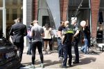 Amsterdam 12 mei 2023
Demonstranten voor de Louis Vuitton winkel op de PC Hooftstraat. Politie is aanwezig.