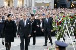 Amsterdam 4 mei 2023
Dodenherdenking 2023 op de dam met oa aanwezig Koning Willem Alexander Koningin Maxima Burgemeester Femke Halsema en Mark Rutte.