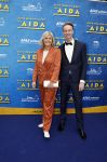 Scheveningen 23 april 2023
Premiere AIDA in het circustheater in Scheveningen .
Irene Moors met beste vriend Tijs