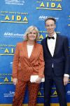 Scheveningen 23 april 2023
Premiere AIDA in het circustheater in Scheveningen .
Irene Moors met beste vriend Tijs