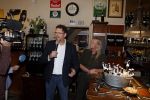Amsterdam 20 april 2023
Presentatie  van blad de Linda in een cafe in het centrum van Amsterdam waar een bier gepresenteerd wordt. Het bier is in samenwerking met Grolsch. Karin Swerink