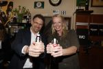 Amsterdam 20 april 2023
Presentatie  van blad de Linda in een cafe in het centrum van Amsterdam waar een bier gepresenteerd wordt. Het bier is in samenwerking met Grolsch. Karin Swerink