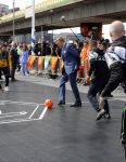 Rotterdam 27 april 2023
Koningsdag 2023 in Rotterdam met aanwezig Koning Willem Alexander, KoninginMaxima ,Prinses Amalia, Prinses Ariane ,Prins Constantijn ,Prinses Laurentien ,Prins Maurits ,Prinses Marilene ,Prins Bernhard ,Prinses Annette ,Prins Floris ,Prinses Aimee ,Prins Pieter Christiaan, en Prinses Anita .
Burgemeester Aboutaleb is de gastheer.  De Royals gaan voetballen bij Touzani