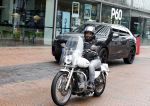 Amstelveen 30 april 2023
Nurlaila bij de musical lunch in schouwburg Amstelveen. Ze kwam mop haar Harley Davidson motor