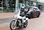 Amstelveen 30 april 2023
Nurlaila bij de musical lunch in schouwburg Amstelveen. Ze kwam mop haar Harley Davidson motor