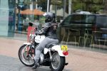 Amstelveen 30 april 2023
Nurlaila bij de musical lunch in schouwburg Amstelveen. Ze kwam mop haar Harley Davidson motor
