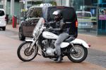 Amstelveen 30 april 2023
Nurlaila bij de musical lunch in schouwburg Amstelveen. Ze kwam mop haar Harley Davidson motor