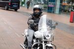Amstelveen 30 april 2023
Nurlaila bij de musical lunch in schouwburg Amstelveen. Ze kwam mop haar Harley Davidson motor