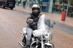 Amstelveen 30 april 2023
Nurlaila bij de musical lunch in schouwburg Amstelveen. Ze kwam mop haar Harley Davidson motor