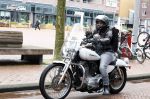 Amstelveen 30 april 2023
Nurlaila bij de musical lunch in schouwburg Amstelveen. Ze kwam mop haar Harley Davidson motor