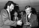 Haarlem, Eindhoven, 23 Mei 1987
Haarlem-PSV 0-3
Landskampioen 1986-1987
Optocht en Gemeentehuis
Peter v d Baar en Erik Gerets