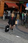 Amsterdam 20 april 2023
Prinses Eloise van Oranje onderweg naar feestje van blad de Linda in een cafe in het centrum van Amsterdam waar een bier gepresenteerd wordt.