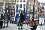 Amsterdam 20 april 2023
Prinses Eloise van Oranje onderweg naar feestje van blad de Linda in een cafe in het centrum van Amsterdam waar een bier gepresenteerd wordt.