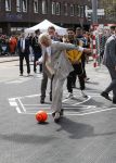 Rotterdam 27 april 2023
Koningsdag 2023 in Rotterdam met aanwezig Koning Willem Alexander, KoninginMaxima ,Prinses Amalia, Prinses Ariane ,Prins Constantijn ,Prinses Laurentien ,Prins Maurits ,Prinses Marilene ,Prins Bernhard ,Prinses Annette ,Prins Floris ,Prinses Aimee ,Prins Pieter Christiaan, en Prinses Anita .
Burgemeester Aboutaleb is de gastheer.  De Royals gaan voetballen bij Touzani