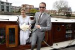 Amsterdam 15 april 2023
Robert Doornbos en Chantal Bles zijn vandaag op een prachtige salonboot getrouwd.