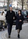 Amsterdam 15 april 2023
Herdenkingstdienst vooraf aan de begrafenis van Huub Oosterhuis in de Westertoren . Daarna gingen ze met de boot naar begraafplaats Zorgvlied. Robert ten Brink met zijn vrouw