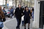 Amsterdam 15 april 2023
Herdenkingstdienst vooraf aan de begrafenis van Huub Oosterhuis in de Westertoren . Daarna gingen ze met de boot naar begraafplaats Zorgvlied. Robert ten Brink met zijn vrouw