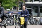 Amsterdam 11 mei 2023
Rop Verheijen op de fiets in het centrum van Amsterdam.