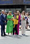 Rotterdam 27 april 2023
Koningsdag 2023 in Rotterdam met aanwezig Koning Willem Alexander, KoninginMaxima ,Prinses Amalia, Prinses Ariane ,Prins Constantijn ,Prinses Laurentien ,Prins Maurits ,Prinses Marilene ,Prins Bernhard ,Prinses Annette ,Prins Floris ,Prinses Aimee ,Prins Pieter Christiaan, en Prinses Anita .
Burgemeester Aboutaleb is de gastheer.  De Royals gaan voetballen bij Touzani