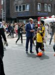 Rotterdam 27 april 2023
Koningsdag 2023 in Rotterdam met aanwezig Koning Willem Alexander, KoninginMaxima ,Prinses Amalia, Prinses Ariane ,Prins Constantijn ,Prinses Laurentien ,Prins Maurits ,Prinses Marilene ,Prins Bernhard ,Prinses Annette ,Prins Floris ,Prinses Aimee ,Prins Pieter Christiaan, en Prinses Anita .
Burgemeester Aboutaleb is de gastheer.  De Royals gaan voetballen bij Touzani