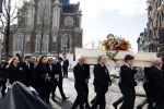 Amsterdam 15 april 2023
Herdenkingstdienst vooraf aan de begrafenis van Huub Oosterhuis in de Westertoren . Daarna gingen ze met de boot naar begraafplaats Zorgvlied