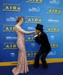Scheveningen 23 april 2023
Premiere AIDA in het circustheater in Scheveningen .
Wibi Soerjadi met vriendin