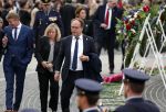 Amsterdam 4 mei 2023
Dodenherdenking 2023 op de dam met oa aanwezig Koning Willem Alexander Koningin Maxima Burgemeester Femke Halsema en Mark Rutte. Wouter Koolmees met partner