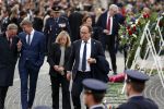 Amsterdam 4 mei 2023
Dodenherdenking 2023 op de dam met oa aanwezig Koning Willem Alexander Koningin Maxima Burgemeester Femke Halsema en Mark Rutte. Wouter Koolmees met partner