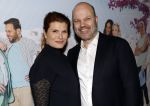 Amsterdam 3 april 2024
Amsterdamse premiere van Mamma Mia in het DeLaMar theater. Anouk v Nes met partner