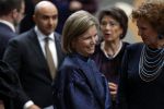 Amsterdam 18 april 2024
Contraprestatie
Koning Felipe en Koningin Letizia bieden het Koninklijk Paar een receptie aan in Museum STRAAT in Amsterdam. Hierbij is ook de Prinses van Oranje aanwezig. Tijdens de receptie openen de Koninklijke Paren een expositie van tien Spaanse en Nederlandse muurschilders. De tentoonstelling is tot en met 2 juni te bezoeken. Na de receptie neemt het Koninklijk Paar afscheid van de Spaanse Koning en Koningin. Aanwezig Koning Felipe Koningin Letizia Koning Willem Alexnader Koningin Maxima Prinses Amalia Prinses Margriet en Mr Pieter v Vollenhoven. Eveline v d Bent ( oude kindermeisje Prinses Amalia)