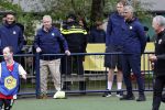 Amsterdam 17 april 2024
Staatsbezoek Nederland - Spanje met Koning Willem Alexander Koningin Maxima Koning Filipe en Koningin Letizia van Spanje aan Nederland . Koning Willem Alexander en Koning Felipe bezoeken Cruyff court in betondorp . oa aanwezig Jordy Cruijff Susila Cruijff Frank Rijkaard en Guus Hiddink.