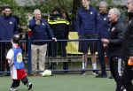 Amsterdam 17 april 2024
Staatsbezoek Nederland - Spanje met Koning Willem Alexander Koningin Maxima Koning Filipe en Koningin Letizia van Spanje aan Nederland . Koning Willem Alexander en Koning Felipe bezoeken Cruyff court in betondorp . oa aanwezig Jordy Cruijff Susila Cruijff Frank Rijkaard en Guus Hiddink.
