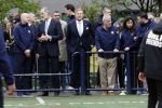 Amsterdam 17 april 2024
Staatsbezoek Nederland - Spanje met Koning Willem Alexander Koningin Maxima Koning Filipe en Koningin Letizia van Spanje aan Nederland . Koning Willem Alexander en Koning Felipe bezoeken Cruyff court in betondorp . oa aanwezig Jordy Cruijff Susila Cruijff Frank Rijkaard en Guus Hiddink.