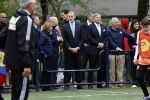 Amsterdam 17 april 2024
Staatsbezoek Nederland - Spanje met Koning Willem Alexander Koningin Maxima Koning Filipe en Koningin Letizia van Spanje aan Nederland . Koning Willem Alexander en Koning Felipe bezoeken Cruyff court in betondorp . oa aanwezig Jordy Cruijff Susila Cruijff Frank Rijkaard en Guus Hiddink.