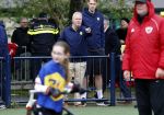 Amsterdam 17 april 2024
Staatsbezoek Nederland - Spanje met Koning Willem Alexander Koningin Maxima Koning Filipe en Koningin Letizia van Spanje aan Nederland . Koning Willem Alexander en Koning Felipe bezoeken Cruyff court in betondorp . oa aanwezig Jordy Cruijff Susila Cruijff Frank Rijkaard en Guus Hiddink.