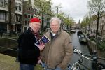 Amsterdam 9 april 2024
Harry Slinger met de schrijver van zijn boek Edwin Gitsels in de Jordaan waar Harry geboren is .